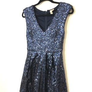 SEQUIN navy party dress ✨